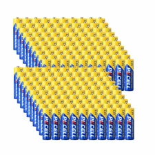 200pcs AA Batteries 1.5V UM3 2A R6P PC1500 Double A Zinc-Carbon For Clocks RC