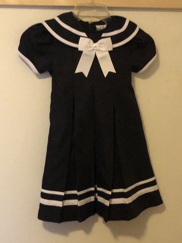 Rare Editions 3T Girl’s Sailor Dress/Matching Hat Pageant Dress *Perfect Cond.* - Picture 3 of 6