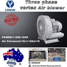 11kw/15hp Three phase VORTEX Air blower Gas pump High pressure suction VFD Fan
