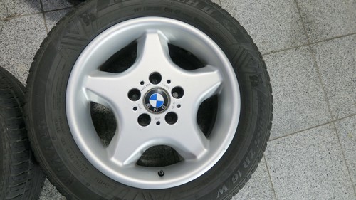 BMW E34 16 Zoll Alufelgen / Radsatz mit Sommerreifen 1092094 original - Bild 3 von 9