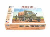 Sdv Lkw Truck Praga V3S Pritsche Mit Ladekran Kunststoff Modellbausatz 1:87 H0
