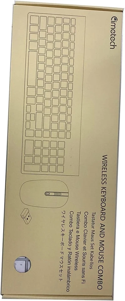 Wireless Keyboard Mouse Combo, cimetech 2.4G Ultra-Thin Keyboard and Mouse Set - Image 2 of 4