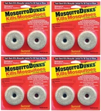 Summit 102-12 Mosquito Dunks 2 Count Biological Mosquito Control - Pack of 4