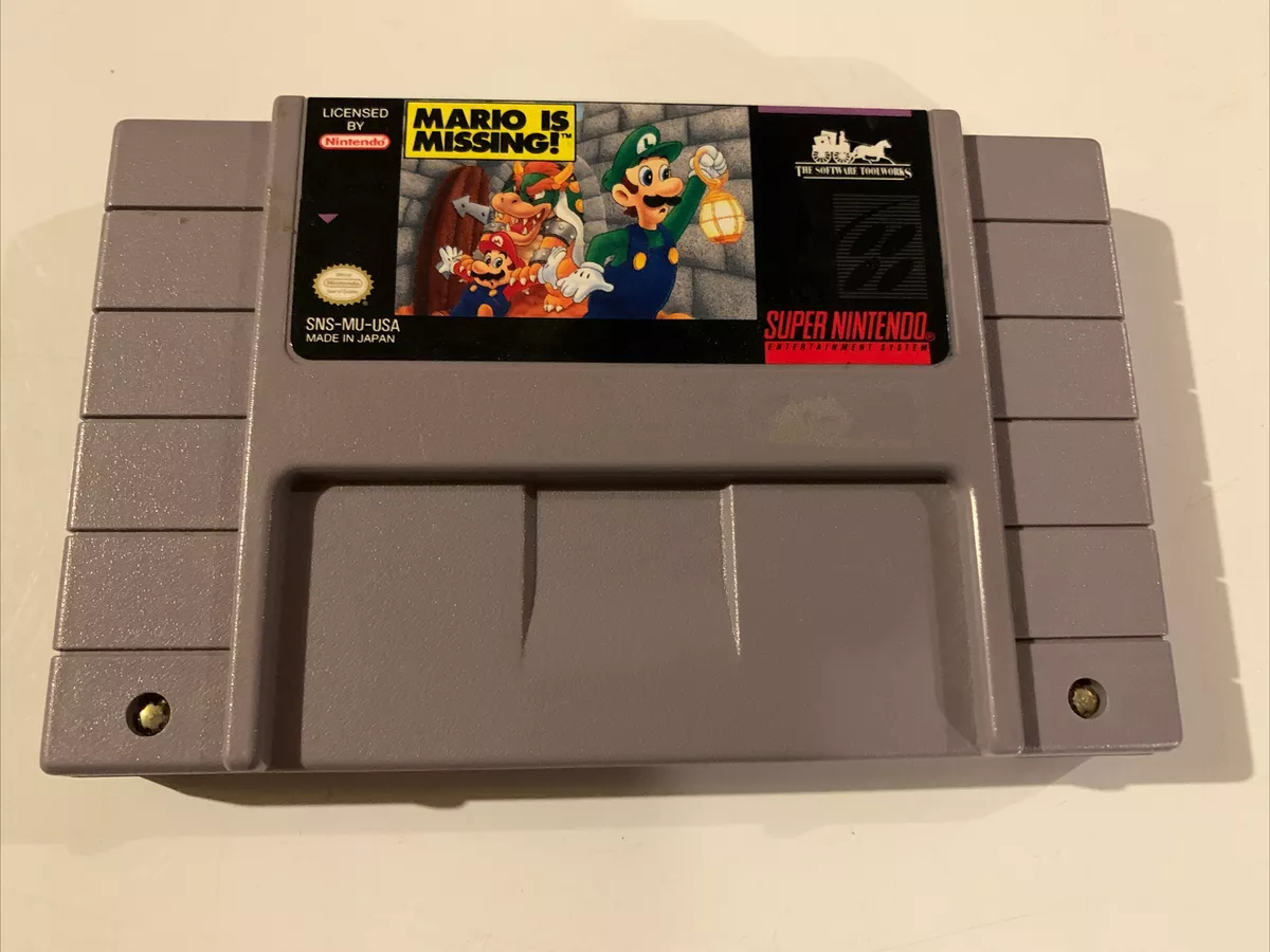 Jogo Usado Mario Is Missing Super Nintendo - Game Mania