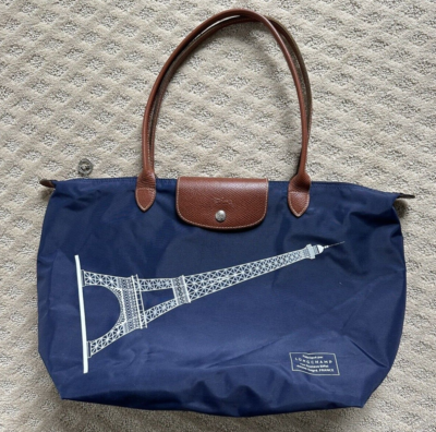 Sac fourre-tout Longchamp Le Pliage Paris Original L avec Tour
