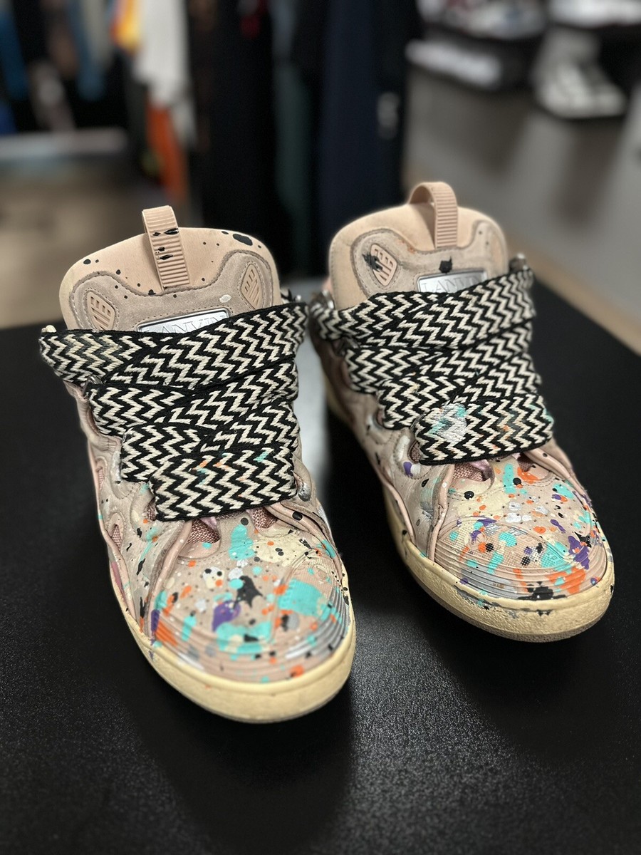SIZE 42EU/9US - GALLERY DEPT X LANVIN CURB SNEAKER WITH BOX SIZE 42EU/9US - GALLERY DEPT X LANVIN CURB SNEAKER WITH BOX