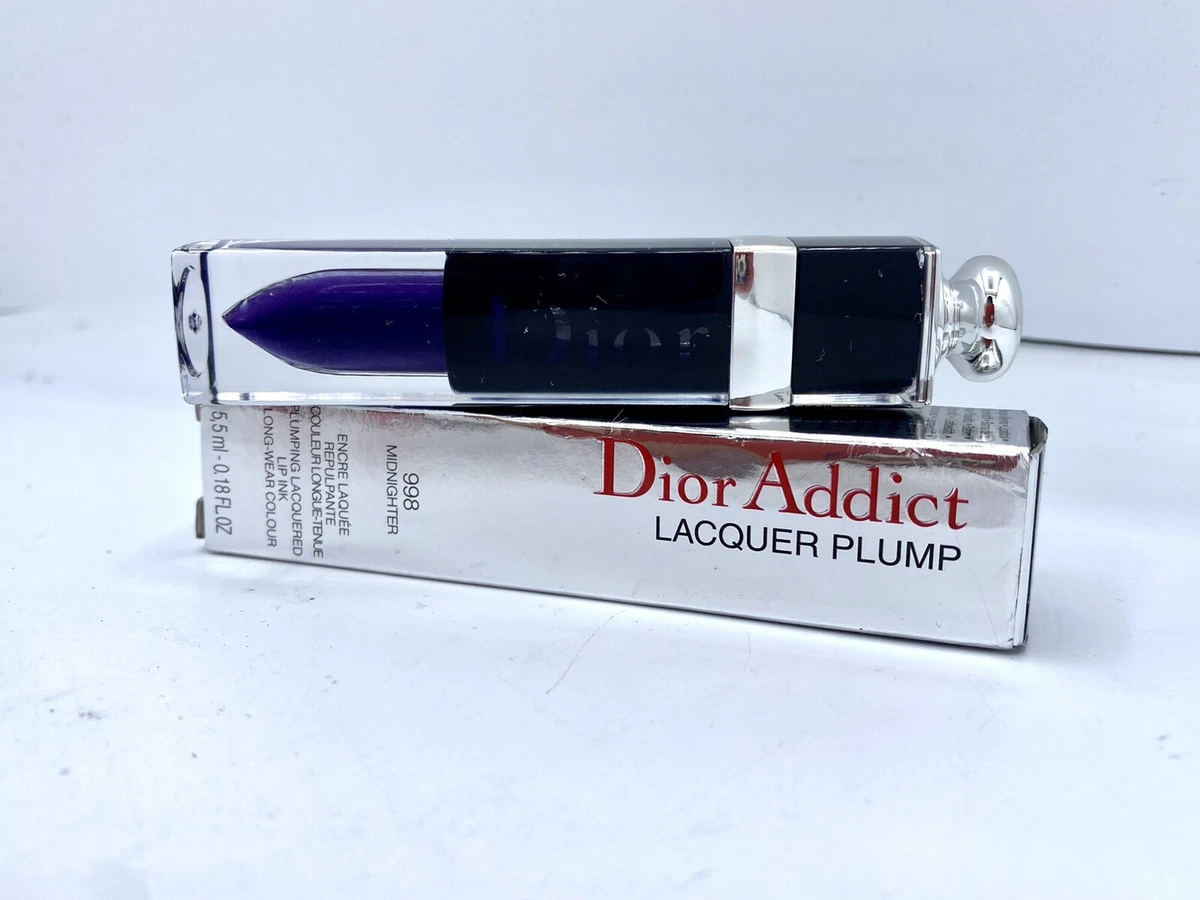 Christian Dior Dior Addict Lacquer Plum ~ 998 Midnighter ~ 0.18 oz | eBay