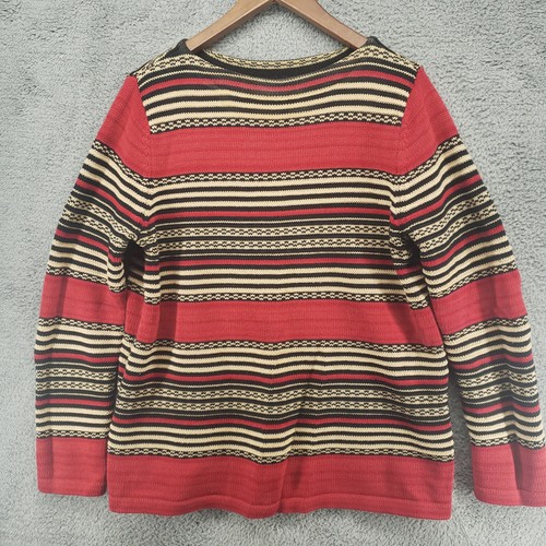 Polo Ralph Lauren Serape Sweater M Striped Southwestern Multicolor - Picture 2 of 12