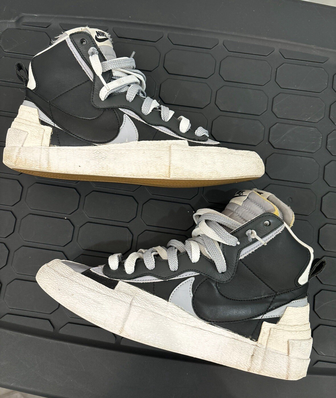 SACAI X NIKE Taglia 9 5 Blazer Nike sacai x Mid Nero Grigio