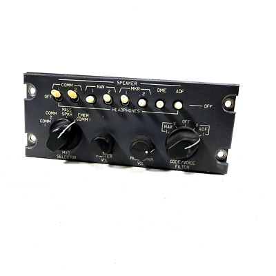 Aviation Aircraft Part: Avtech Audio Control 1630-1