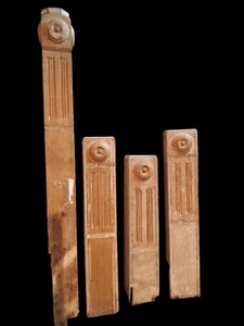 Set Of 4 Newel Posts GAM0245