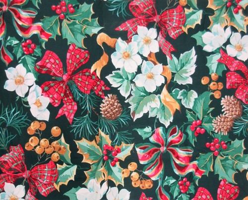 3 Yds x 56 In Christmas Fabric Cotton Concord Fabrics By The Kesslers (111) - Picture 1 of 5