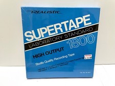 Vintage - Realistic Super Tape 1800 Reel To Reel Tape - Open Reel - New - Sealed