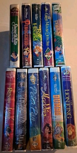 11 Disney Classics VHS Mostly BLACK DIAMOND All Brand New Sealed - Picture 10 of 18