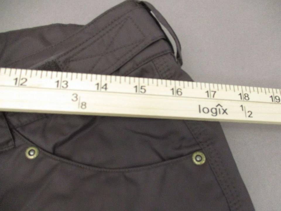 Pantalones de nieve O'NEILL talla XL para mujer 100 % nailon pierna cremallera bota a presión polainas 029 Foto 3 de 4