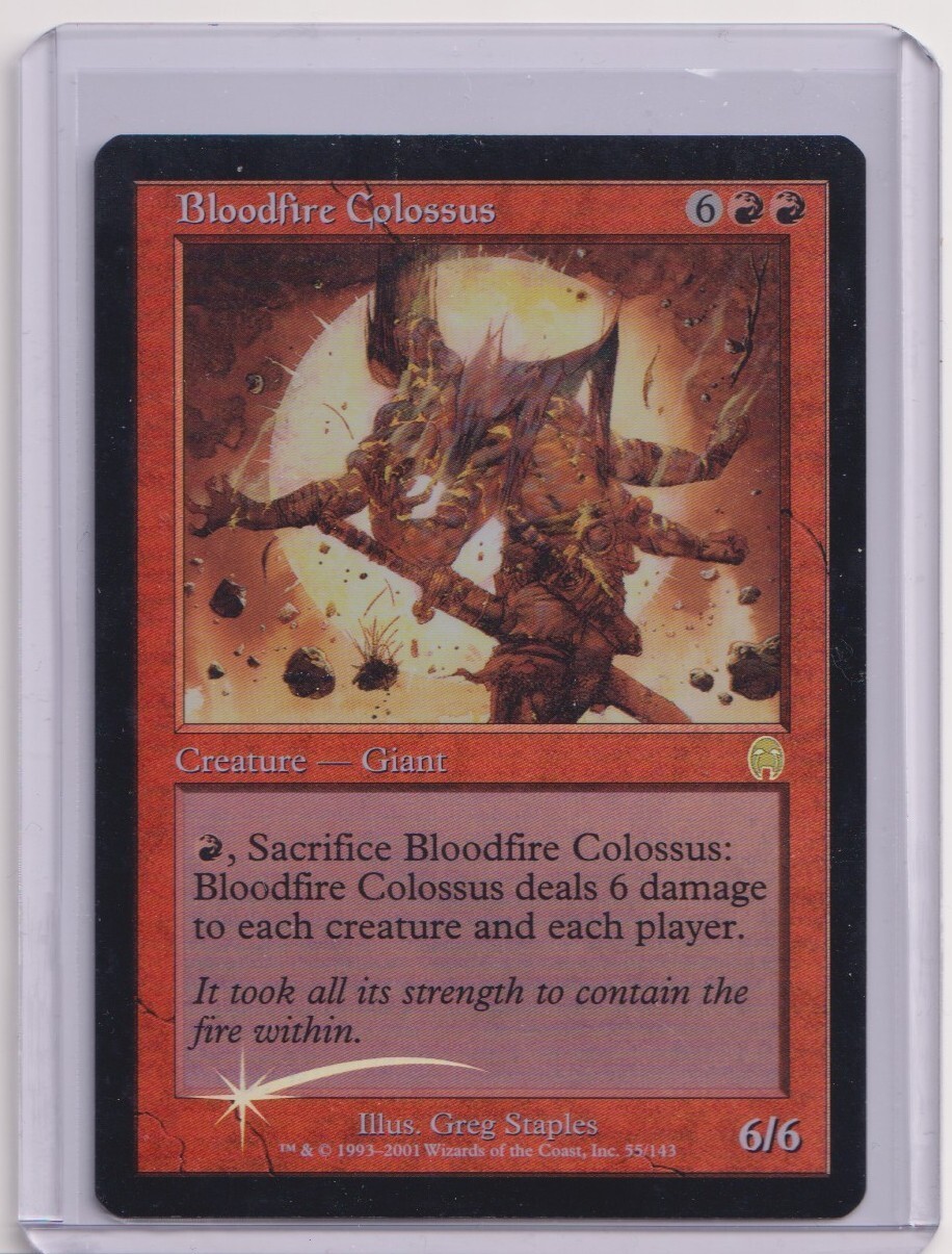 Magic: The Gathering Bloodfire Colossus Apocalypse Rare Foil (LP)