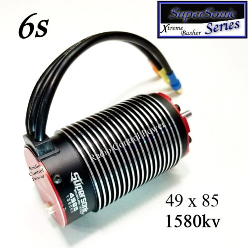 RCP RCMotors Rocket SuperSonic 49mmx85mm 1580kv 6s Brushless Motor