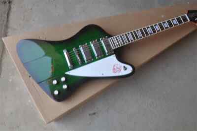 Factory Customized New Thunderbird Firebird Green Electric Guitar