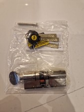 Yale Platinum 3 Star Euro Cylinde Lock 35/45 Thumbturn Nickel