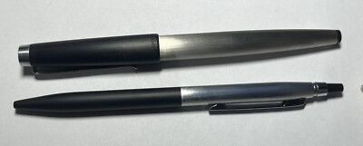Lamy Kugelschreiber/ Füller Set - Edelstahl (Silber) - IBM - Guter Zustand, 80er