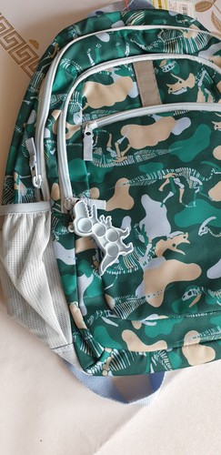 "Zaino Cat & Jack 17"" con cinghie regolabili - Dino Camo 17"" X 11,75"" X 5,75"" - Foto 5 di 6
