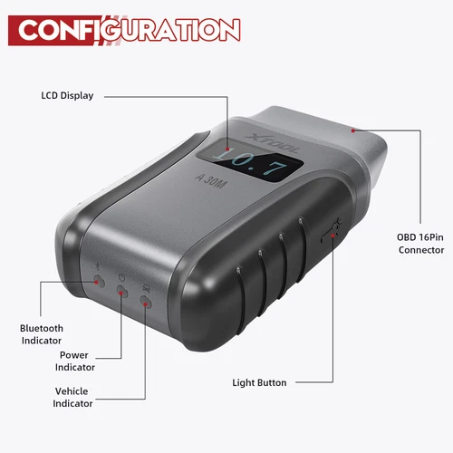 XTOOL A30M Bluetooth Bidirectional OBD2 Scanner All System Diagnostic 26+Service image 14