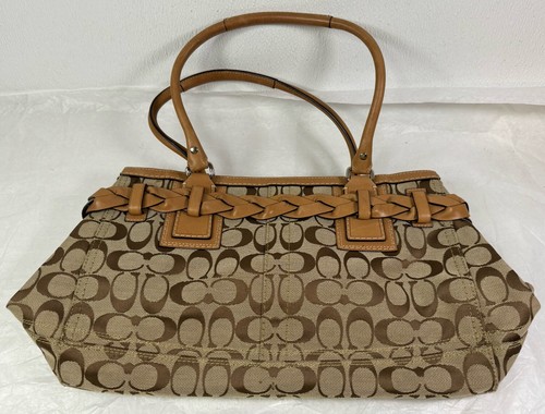 Vintage Coach Hampton Leather Handbag Model A0771-10507, 13" x 8" - Bild 2 von 9