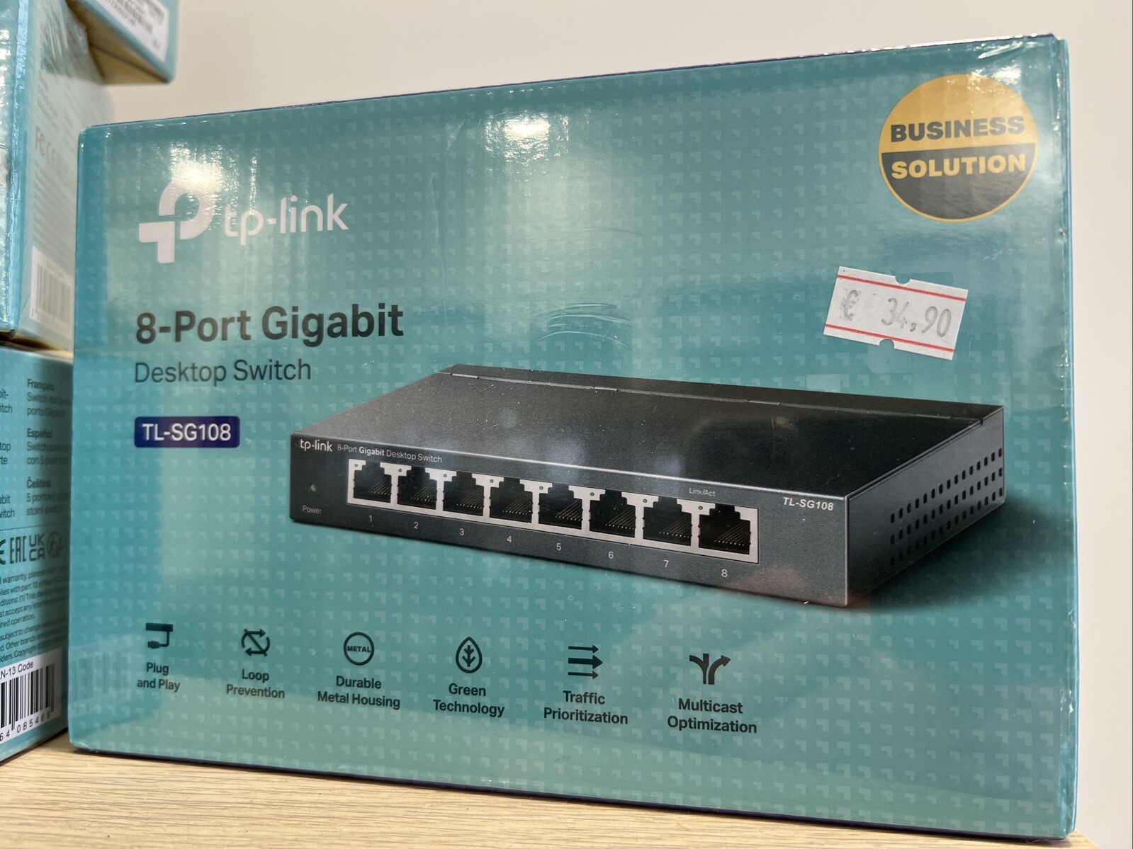 TP-Link TL-SG108 Switch 8 Porte Gigabit 10/100/1000 Mbps Plug & Play - Usato - Immagine 4