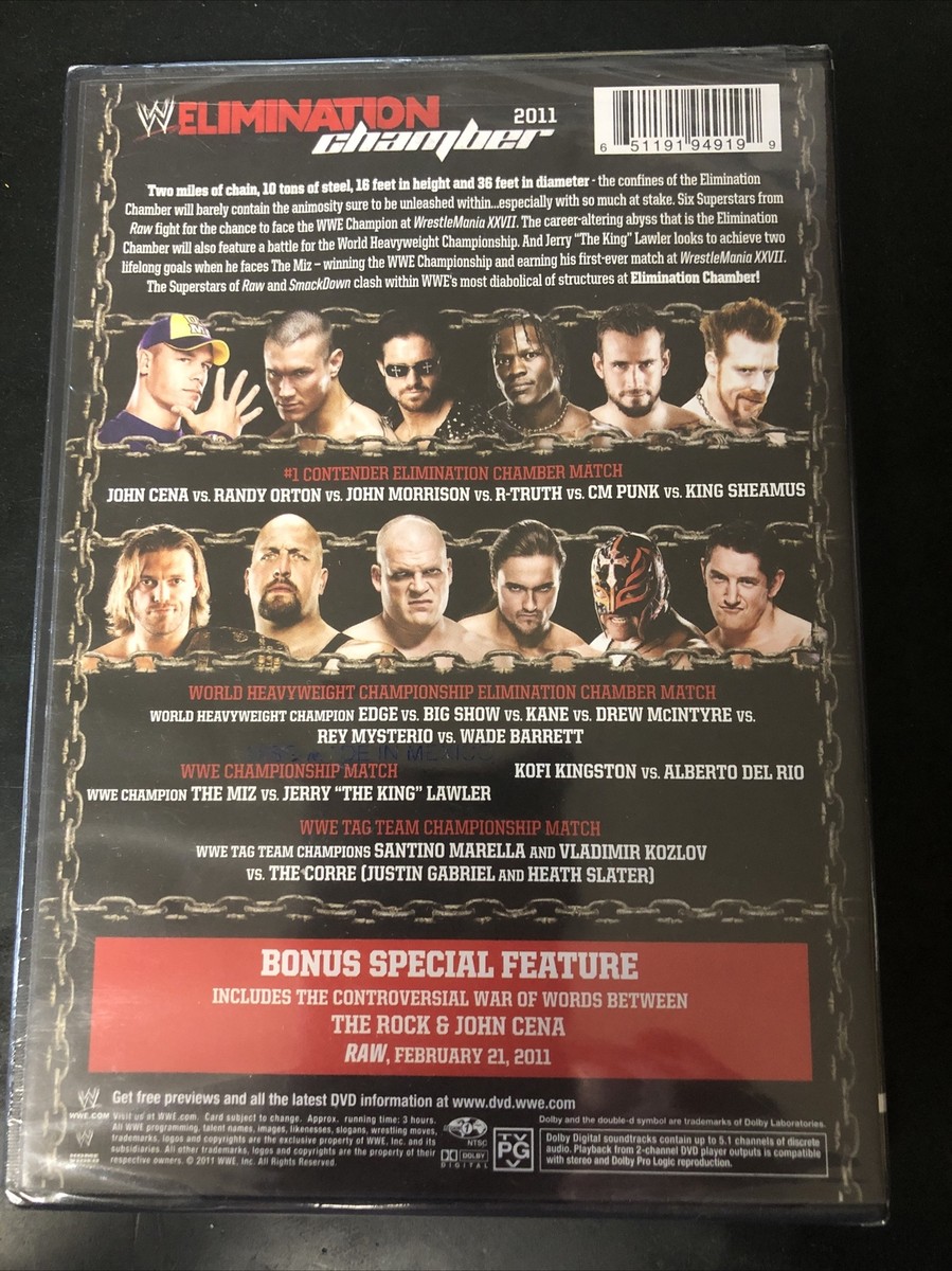 WWE エリミネーション・チェンバー2011 [DVD] WWE: Elimination Chamber 2011 (DVD, 2011) for sale online | eBay