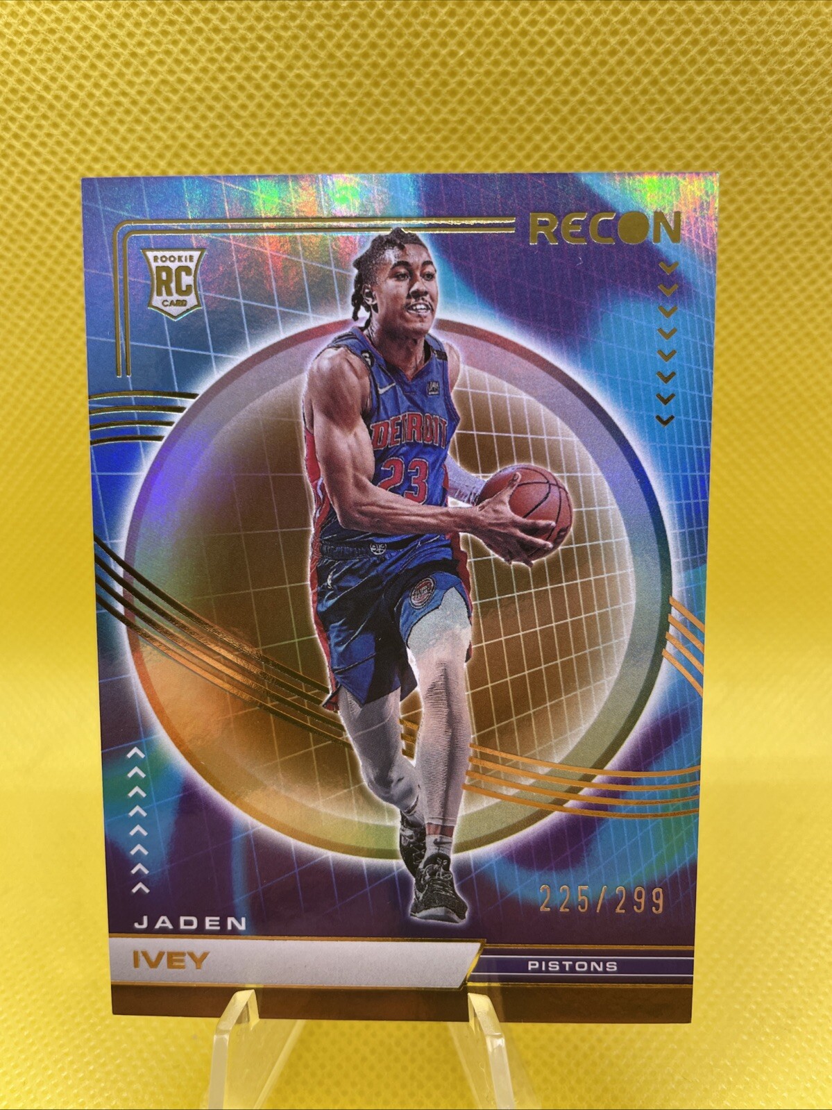 Jaden Ivey 2022-23 Panini Recon Holo Bronze #203 Detroit Pistons Rookie /299