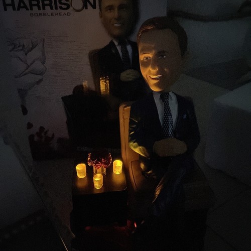 Chris Harrison The Bachelor Host Candele Accese Sedute Bobblehead - Foto 4 di 10