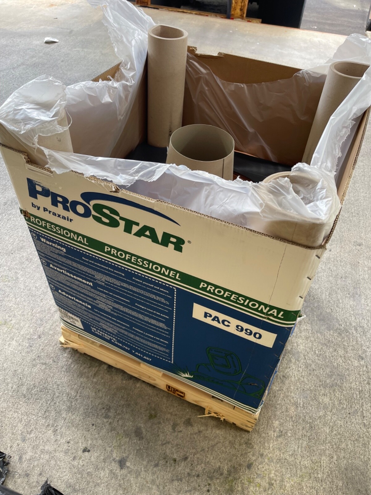 990 lbs Praxair ProStar 70S6 MIG Welding Wire, 0.035" / 0.90mm