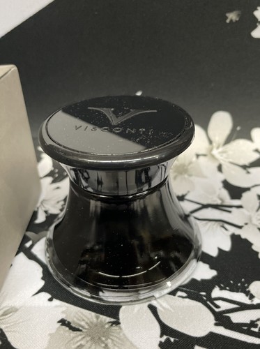 Visconti Inkwell Bottled Ink for Fountain Pens in Black - 50 mL - NEW in Box - Picture 3 of 4