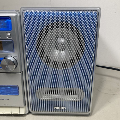 Philips MC-128 LEGGERE DESCRIZIONE FM Radio Nastro Cassetta Lettore CD Micro System - Foto 5 di 15