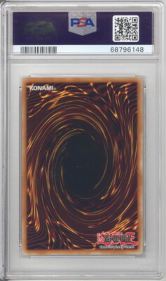 PSA 10 - Yu-Gi-Oh Card - DR3-EN006 - HORUS THE BLACK FLAME DRAGON