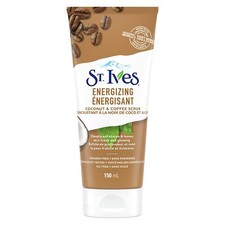 St. Ives Energizing Face Scrub for fresh glowing skin Coconut  Coffee 100 n...