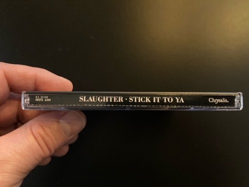 SLAUGHTER -STICK IT TO YA CD 1990 CHRYSALIS HARD ROCK/METAL LIKE NEW CONDITION - Imagen 5 de 7