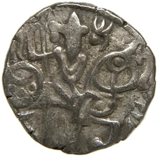India Kabul Shahis (Shahiyas) Samanta Deva 850-1000 AR Jital Tye 14