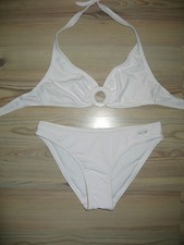 MEXX   sexy  Neck Bikini  Gr. 32  Cup  A / B  bandeau style weiss  NEU A14-016-2