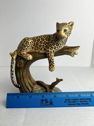 2003 HOME INTERIORS "LEOPARDS DOMAIN" 14045-03 Statue 6.5 Inches Tall - Picture 12 of 12