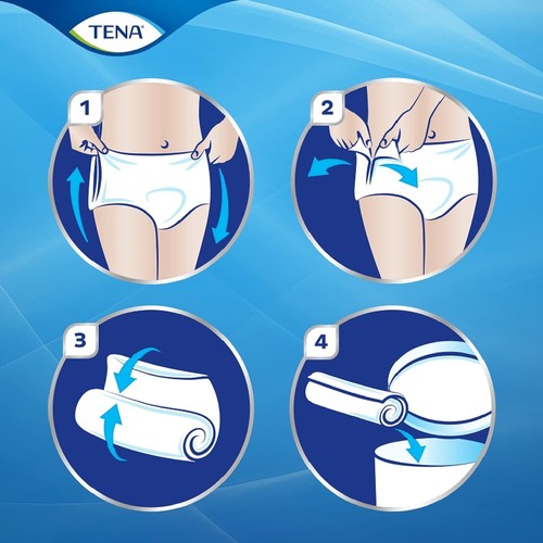 Tena Medium Pants Plus | 9 Count - Picture 6 of 7