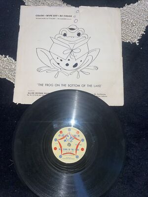 Antique 78 RPM 1952 The Frog At The Bottom Of The Lake 10