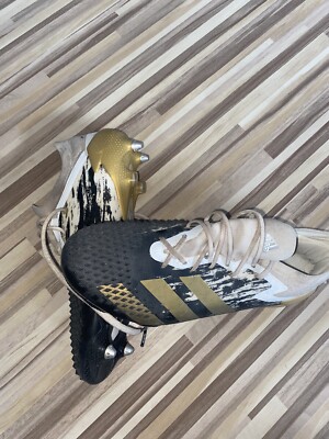 adidas Predator 20.1 Low FG Inflight - Weiß/ Gold/Schwarz