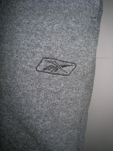Size 8 Kids Grey Reebok Sweat Pants Elastic/Drawstring Waist Ankle Elastic - Picture 4 of 6