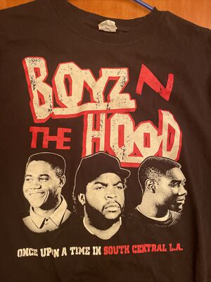 BOYZ N The HOOD T-Shirt Rap Tee 90s Hip Hop Movie Ice Cube LA 