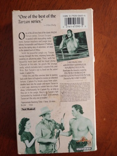 Tarzan Escapes, VHS - Picture 2 of 4