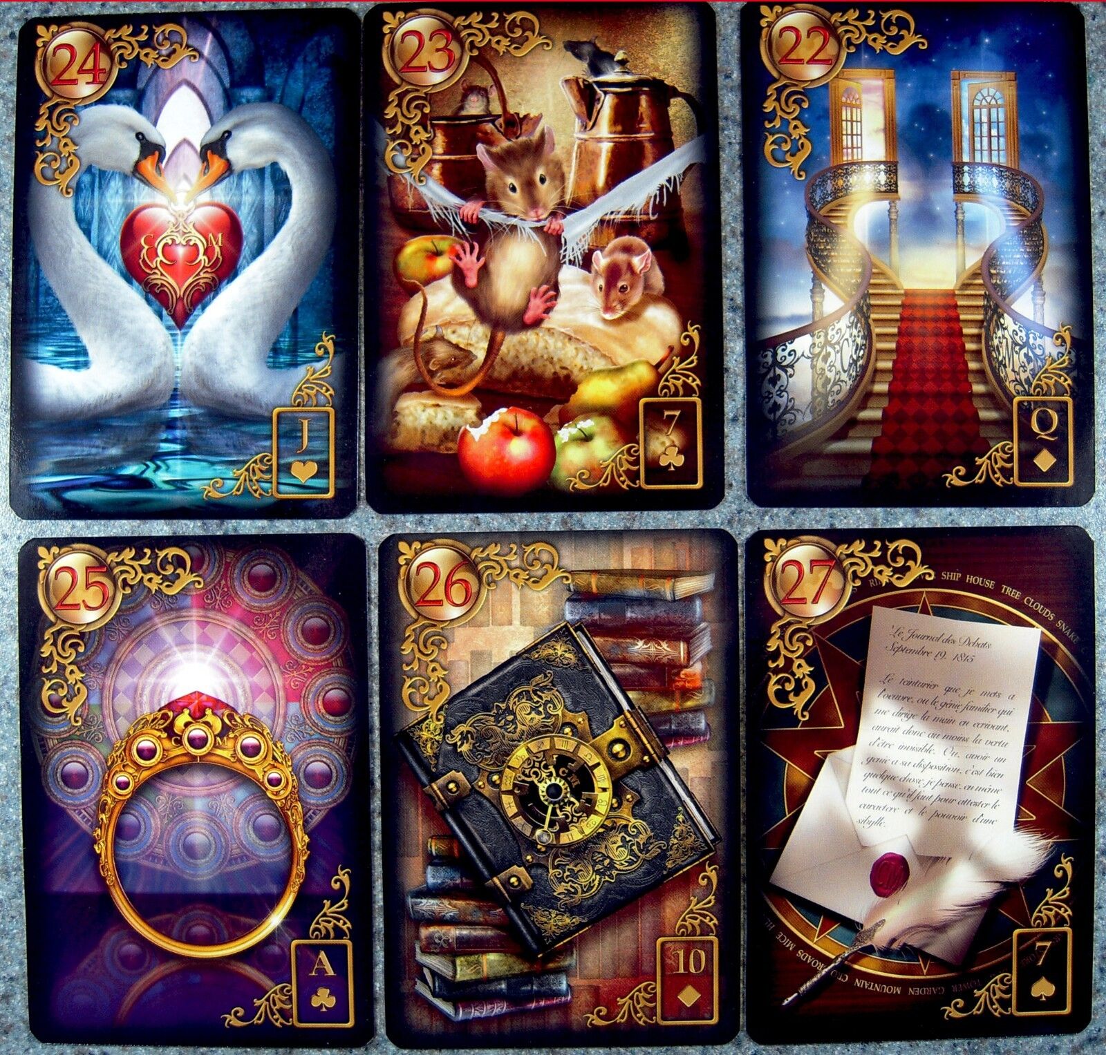 Baralho Cigano Lenormand Gilded Reverie - Loja de 