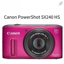 Canon PowerShot SX240 HS Digital Camera 12.1MP 12x Optical Zoom Pink Auto Focus
