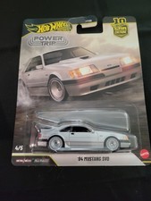 2026 Hot Wheels Car Culture Power Trip 4/5 '84 MUSTANG SVO Gray New Near Mint