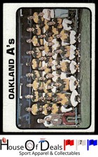 1973 Topps #500 Oakland A's Oakland Athletics Vintage Baseball Card